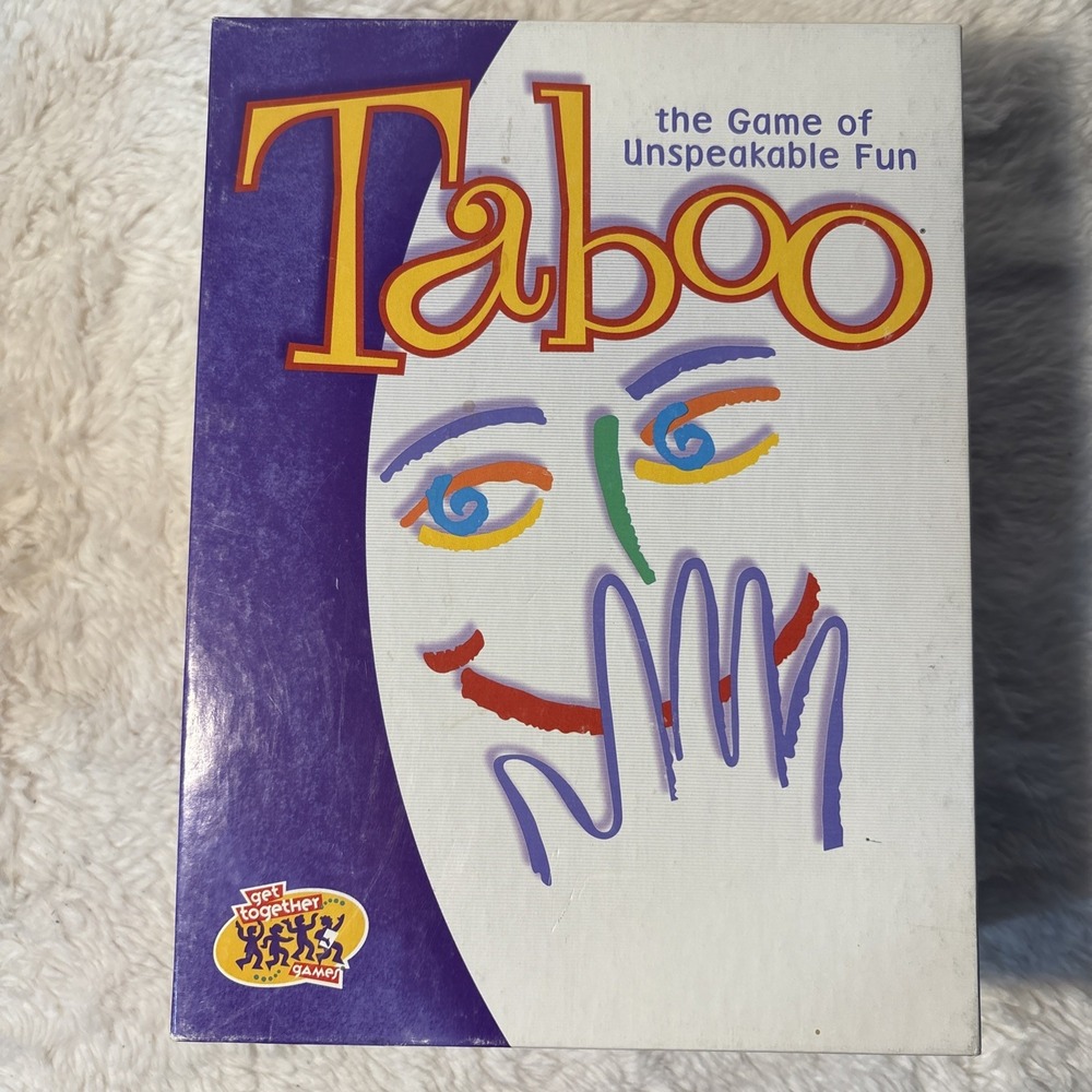 Vintage 2000 TABOO Get Together Game by Hasbro – COMPLETE